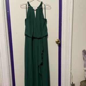 BCBG Green maxi dress very good condition